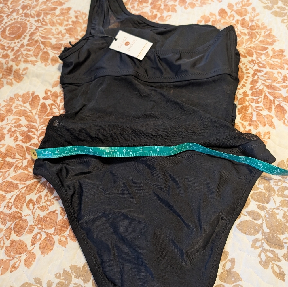 NWT Shade and Shore Black Small One Piece - Picture 10 of 10